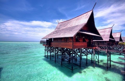 scenery of sipadan island